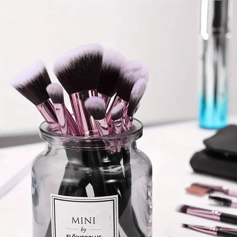 Professional Makeup Brush Set – Foundation, Blush & Eyeshadow Makeup Brush Set QXL