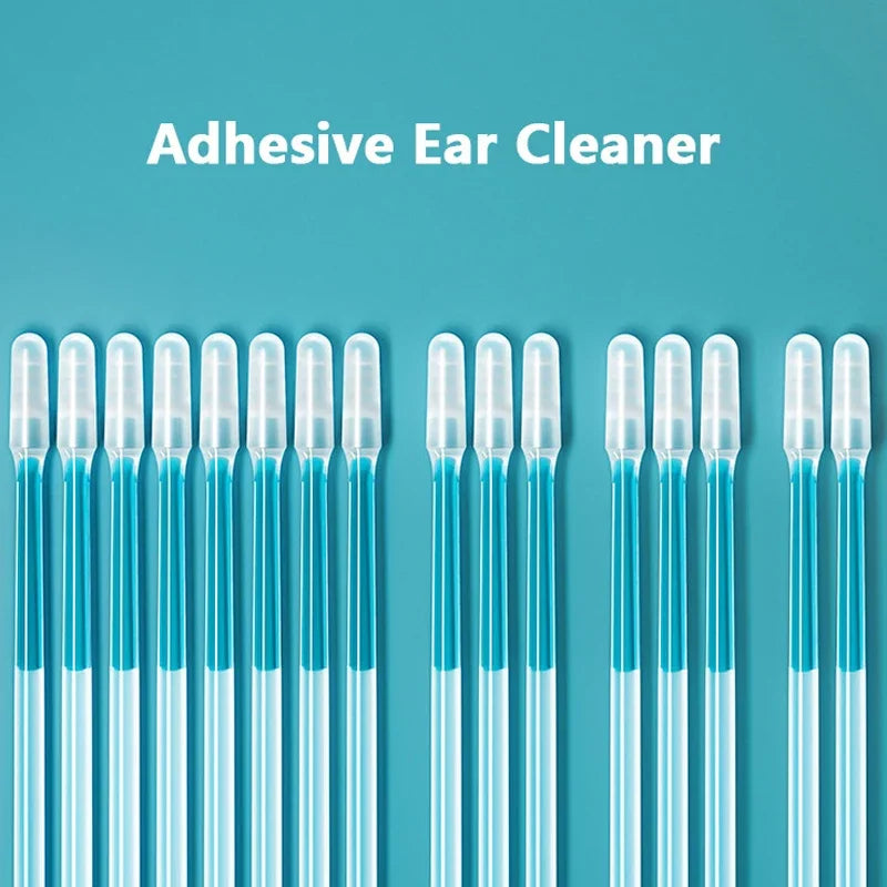 Silicone Sticky Ear Wax Removal Swabs | 24-Pack, S & L Ear Cleaning Swabs QXL