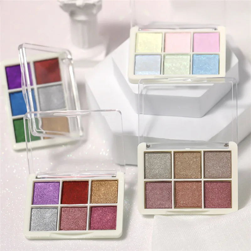 6-Color Solid Magic Mirror Nail Powder | Aurora Chrome Set Mirror Nail Powder QXL