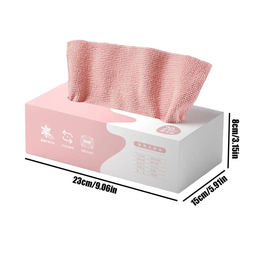 20-Pack Microfiber Cleaning Cloths | Streak-Free & Lint-Free Microfiber Cleaning Cloths QXL Pink