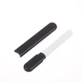 Crystal Glass Nail File with Case | Salon-Quality Buffer Glass Nail File QXL Black