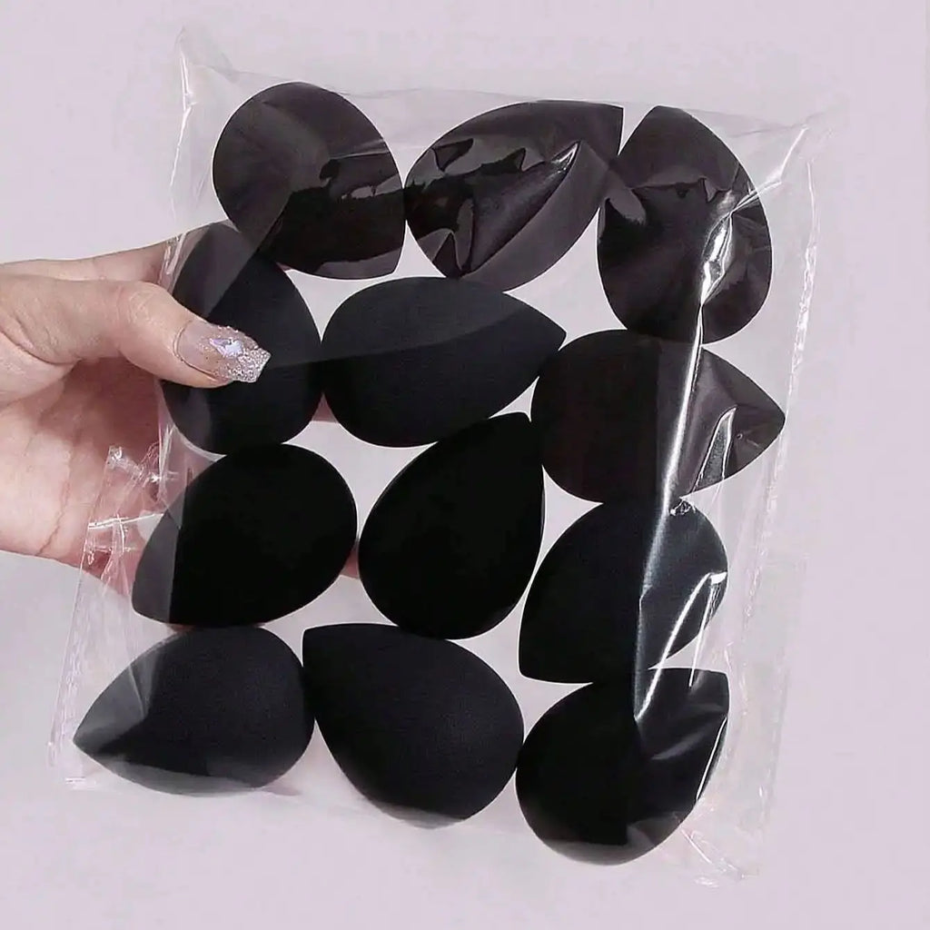 12-Piece Ultra-Soft Makeup Sponge Puff Set | Foundation & Concealer Makeup Sponge Set QXL