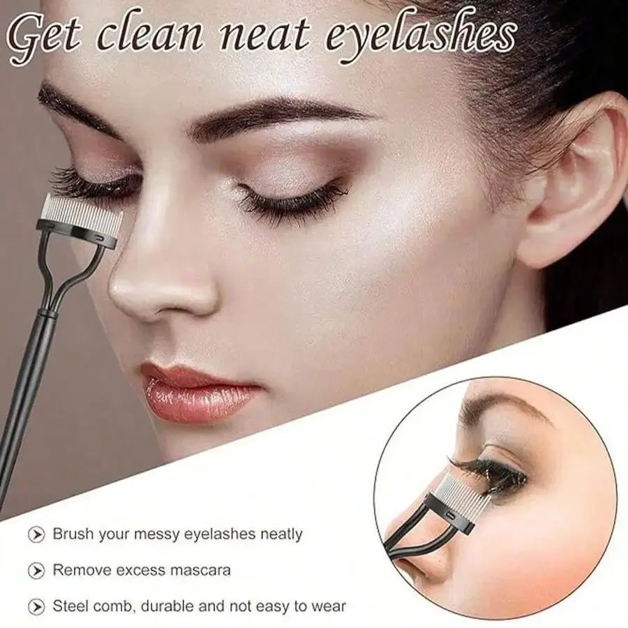 11-in-1 Eyelash Curler & Grooming Kit | Comb, Wand & Refills Eyelash Curler Kit QXL