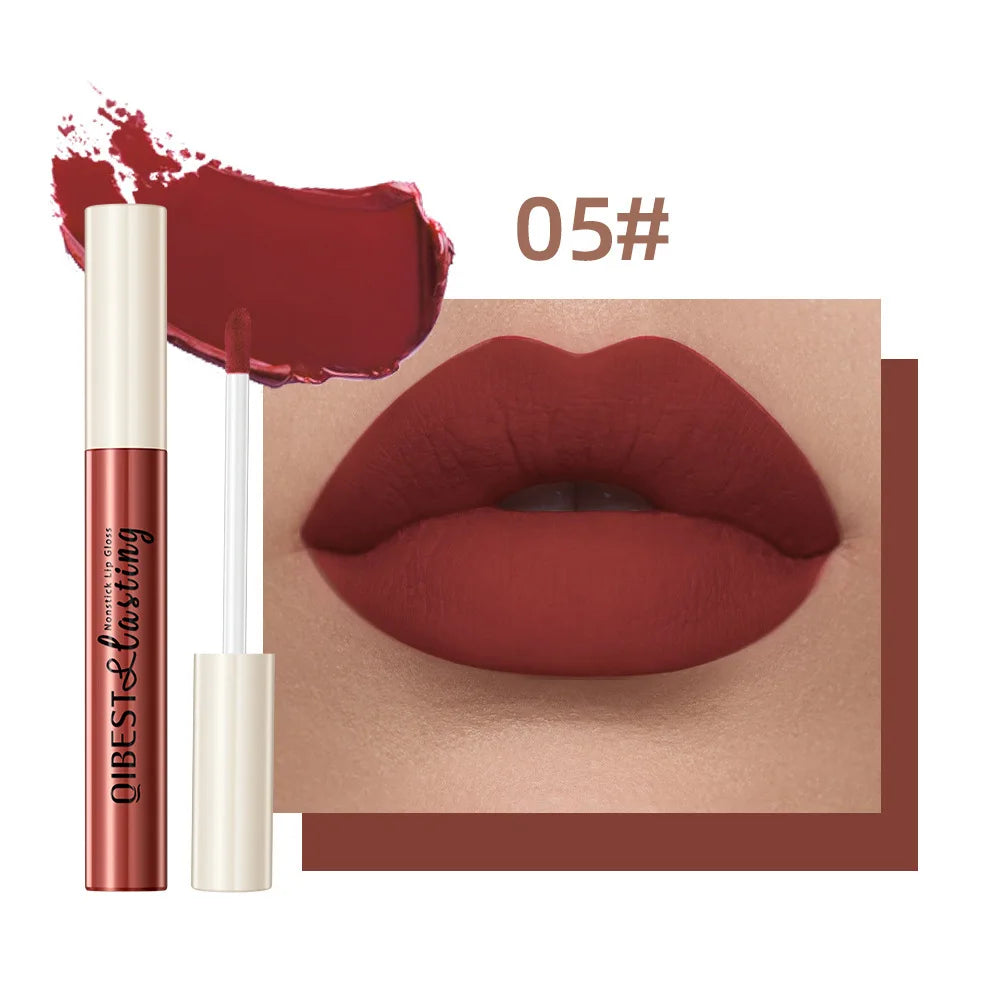 Matte Liquid Lipstick 24 Colors | Velvet Lip Gloss Waterproof Liquid Lipstick QXL