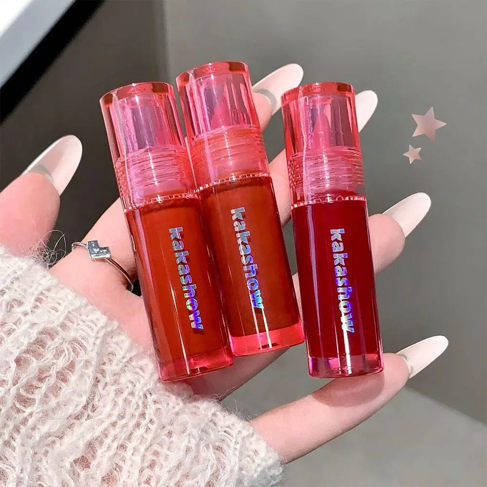 3-Piece Mirror Lip Gloss Set | Glossy Tint & Moisturizing Lip Gloss Set QXL