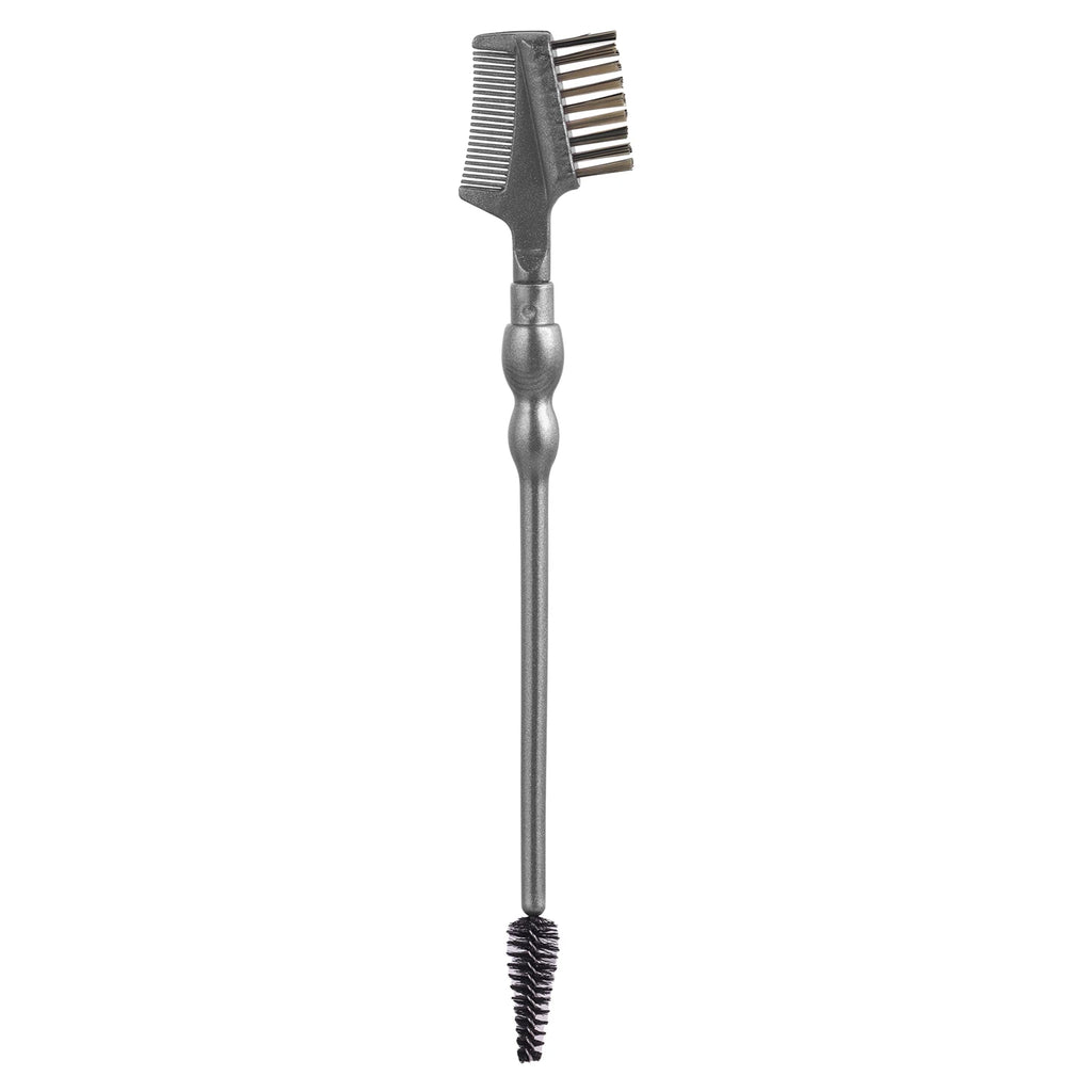 Ronshadow Double-Ended Eyebrow & Eyelash Brush Eyebrow Eyelash Brush QXL grey Bristle