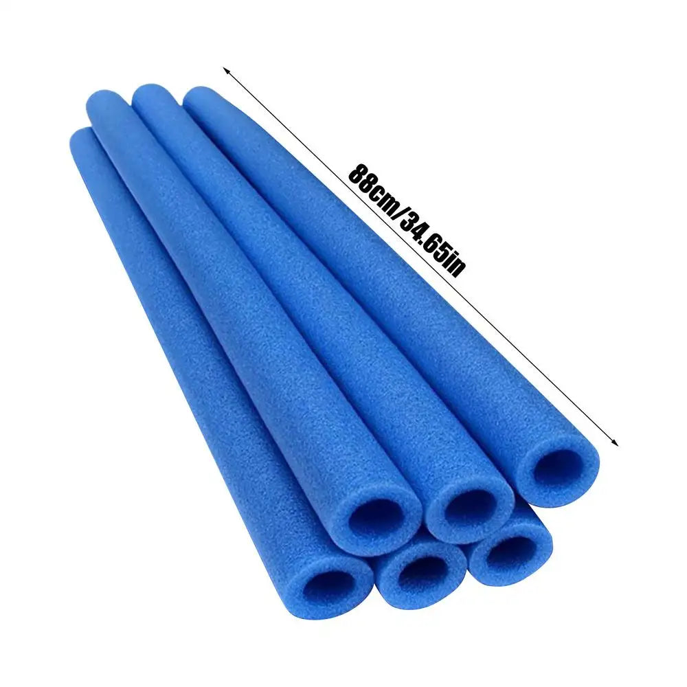 6-Pack Trampoline Foam Pole Sleeves | Enclosure Replacement Parts Trampoline Pole Sleeves QXL Blue