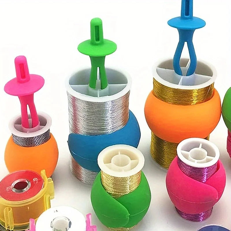 Silicone Spool Clamps for Sewing & Quilting Thread Sewing Spool Clamp QXL