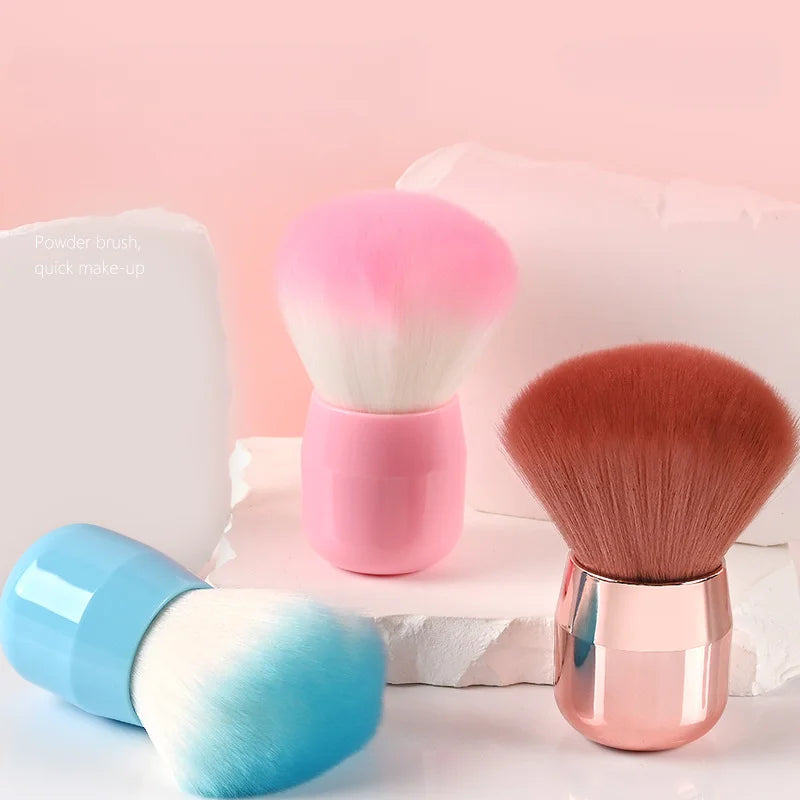 Large Loose Powder Brush – Soft Synthetic Face Makeup Brush Loose Powder Brush QXL