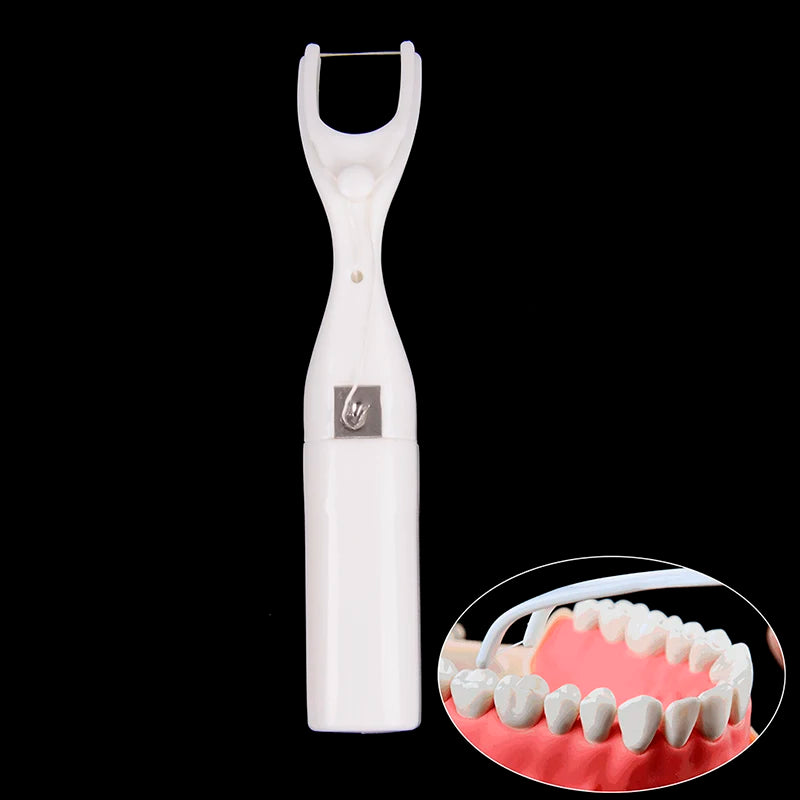 50M Mint Waxed Dental Floss Holder | Reusable + Gift Box Dental Floss Holder QXL