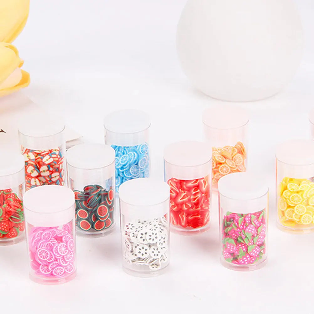 12-Box Polymer Clay Fruit Nail Art Slices | DIY Decorations Nail Art Slices QXL