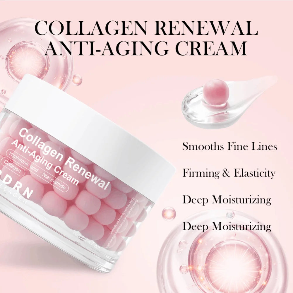 Salmon Collagen Capsule Cream – Firming & Moisturizing Collagen Face Cream QXL