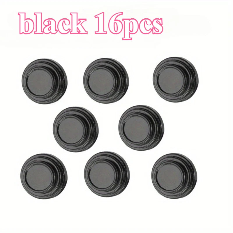 8/16-Pack Car Door Silicone Buffer Gaskets | Shock Absorbing Pads Car Door Buffer Pads QXL black 16pcs