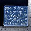 3D Ocean Silicone Nail Mold | Seashell Starfish Resin Stencil Silicone Nail Mold QXL A2