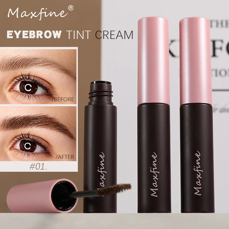 Waterproof Eyebrow Tint Cream | Long-Lasting Brow Mascara Eyebrow Tint Cream QXL