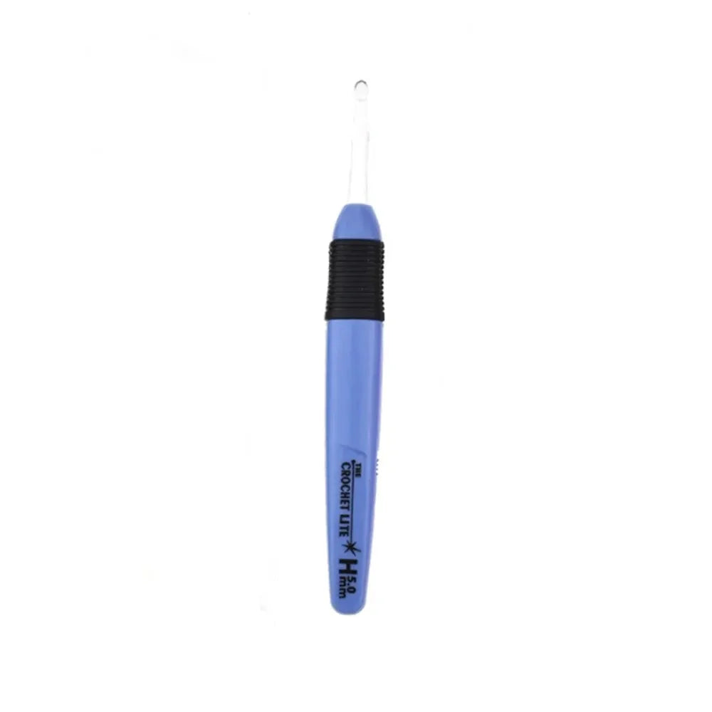 LED Luminous Crochet Hook Set | 9 Sizes Light-Up Knitting Tool LED Crochet Hook Set QXL 5.0 mm 1pcs