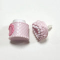 5g Cake-Shaped Empty Lip Gloss Jar with Brush | DIY Refill Lip Gloss Container QXL Light pink
