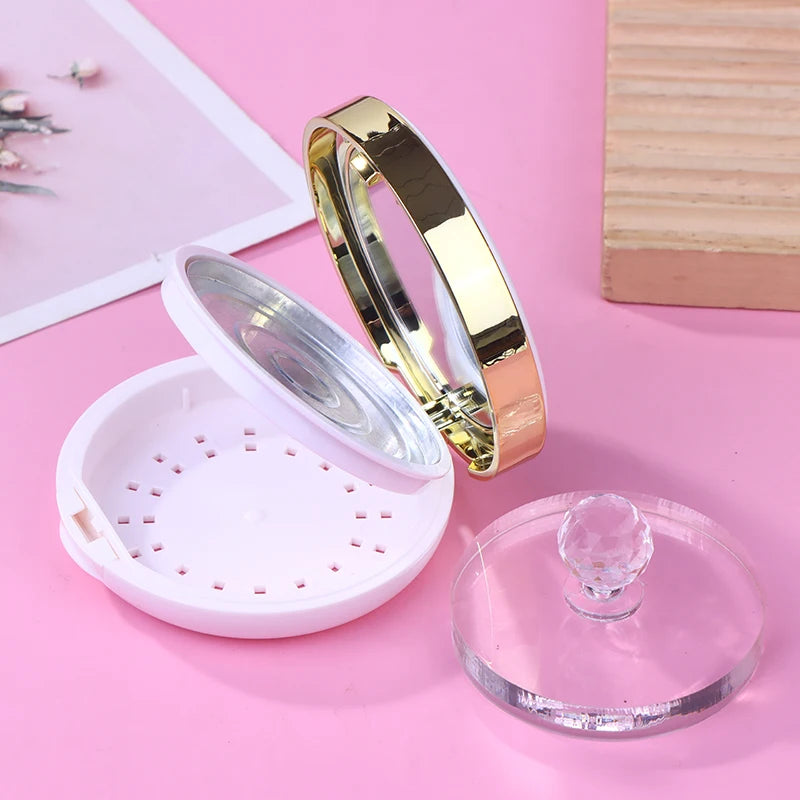 Refillable Empty Powder Compact Case | Travel Makeup Container Refillable Compact Case QXL