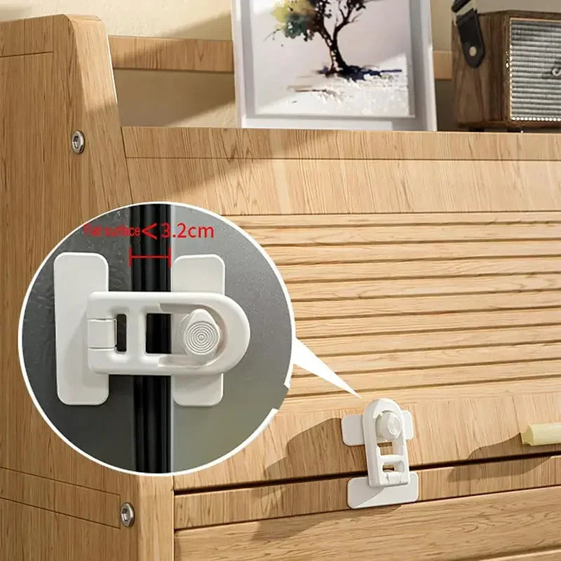 Baby Safety Cabinet & Drawer Lock | Child-Proof Door Latch Baby Safety Lock QXL