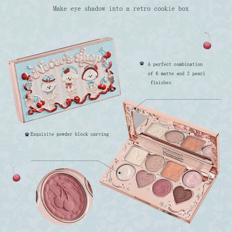 8-Color Glitter Eyeshadow Palette | Matte Shimmer & High Pigment Eyeshadow Palette QXL