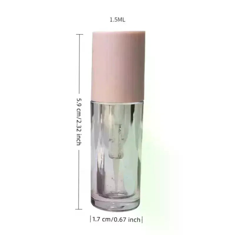 1.5ml Refillable Empty Mascara Tube | Fine Silicone Brush Empty Mascara Tube QXL