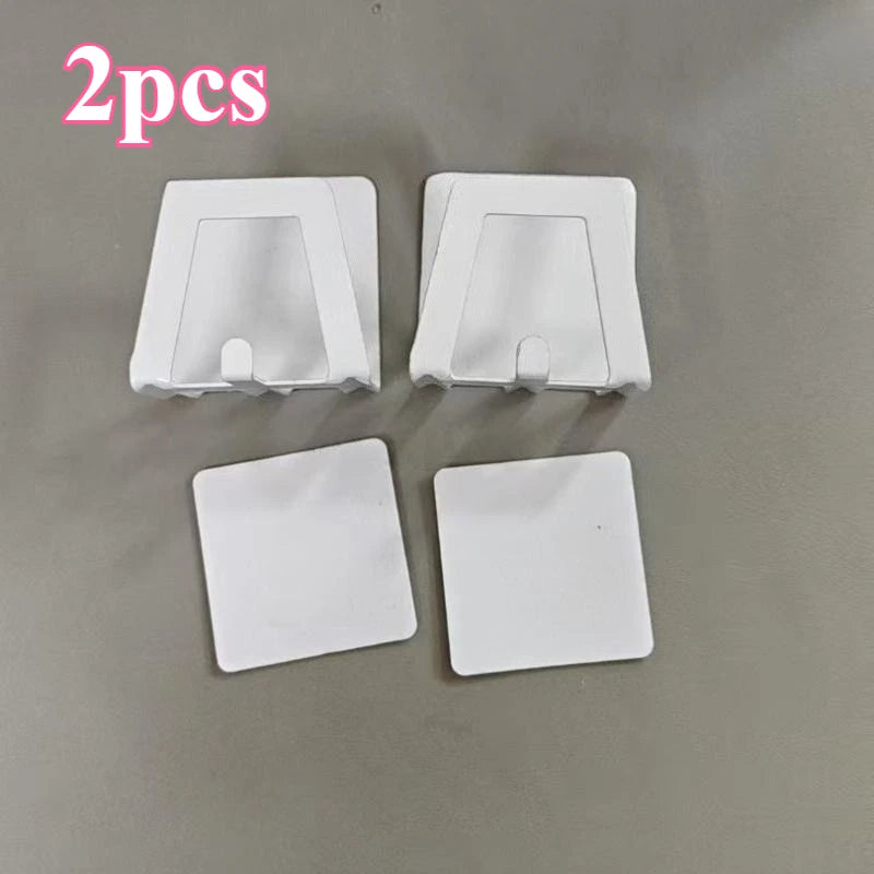 2-Pack Metal Wall Kitchen Rack | Cutting Board & Pot Lid Kitchen Storage Rack QXL WHITE 2pcs