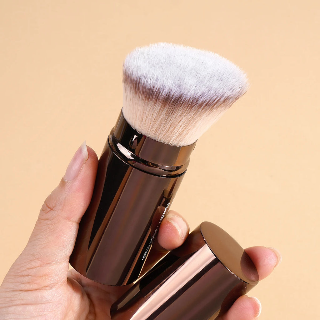 MAANGE Retractable Makeup Brush – Foundation, Blush & Powder Retractable Makeup Brush QXL