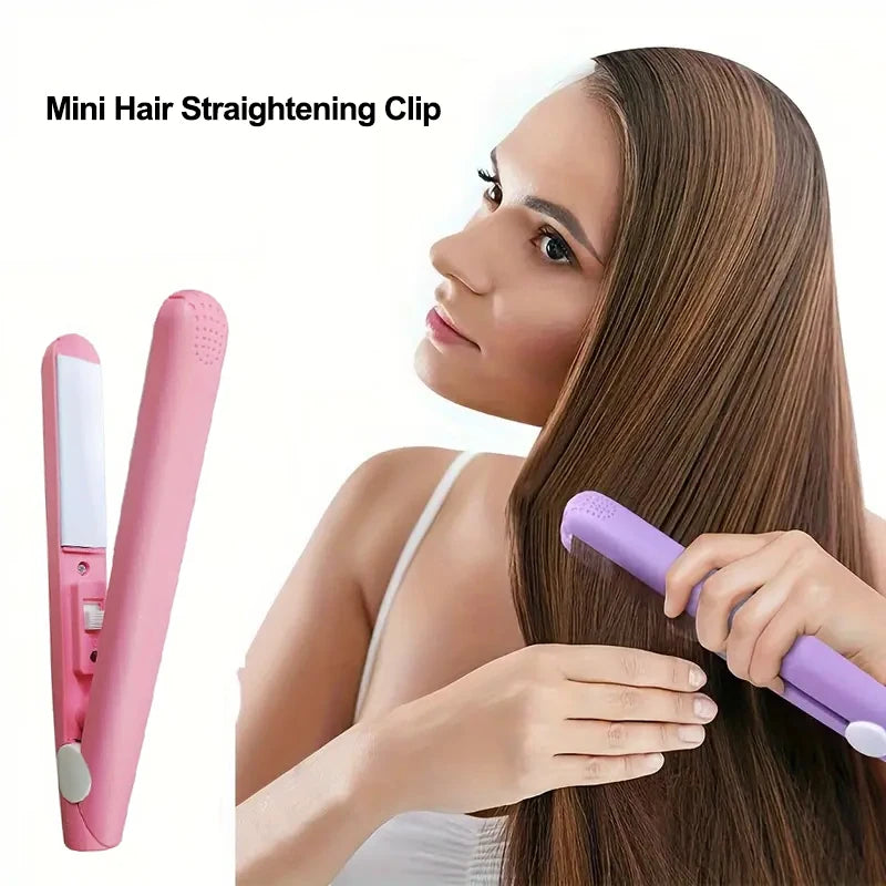 Mini 2-in-1 Hair Straightener & Curling Iron | Portable Mini Hair Styler QXL