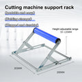 Adjustable Foldable Miter Saw Roller Support Stand | Stainless Saw Support Stand QXL Blue