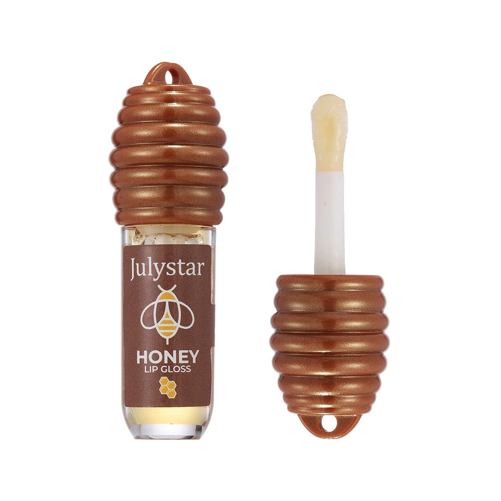 Julystar Honey Lip Oil – Non-Sticky Glossy Nourishing Lip Gloss Lip Oil Gloss QXL Honey Lip Oil