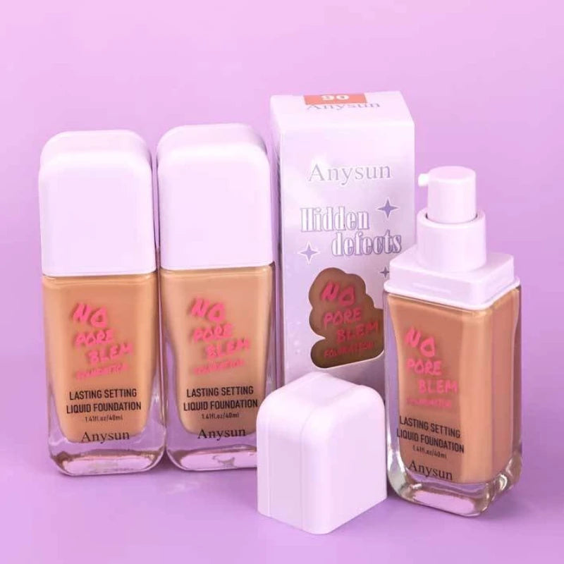 Matte Liquid Foundation – Hydrating Long-Wear All Skin Types Liquid Foundation QXL