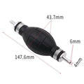 Manual Hand Fuel Pump 6–12mm | Rubber & Aluminum Alloy Manual Fuel Pump QXL 6mm black