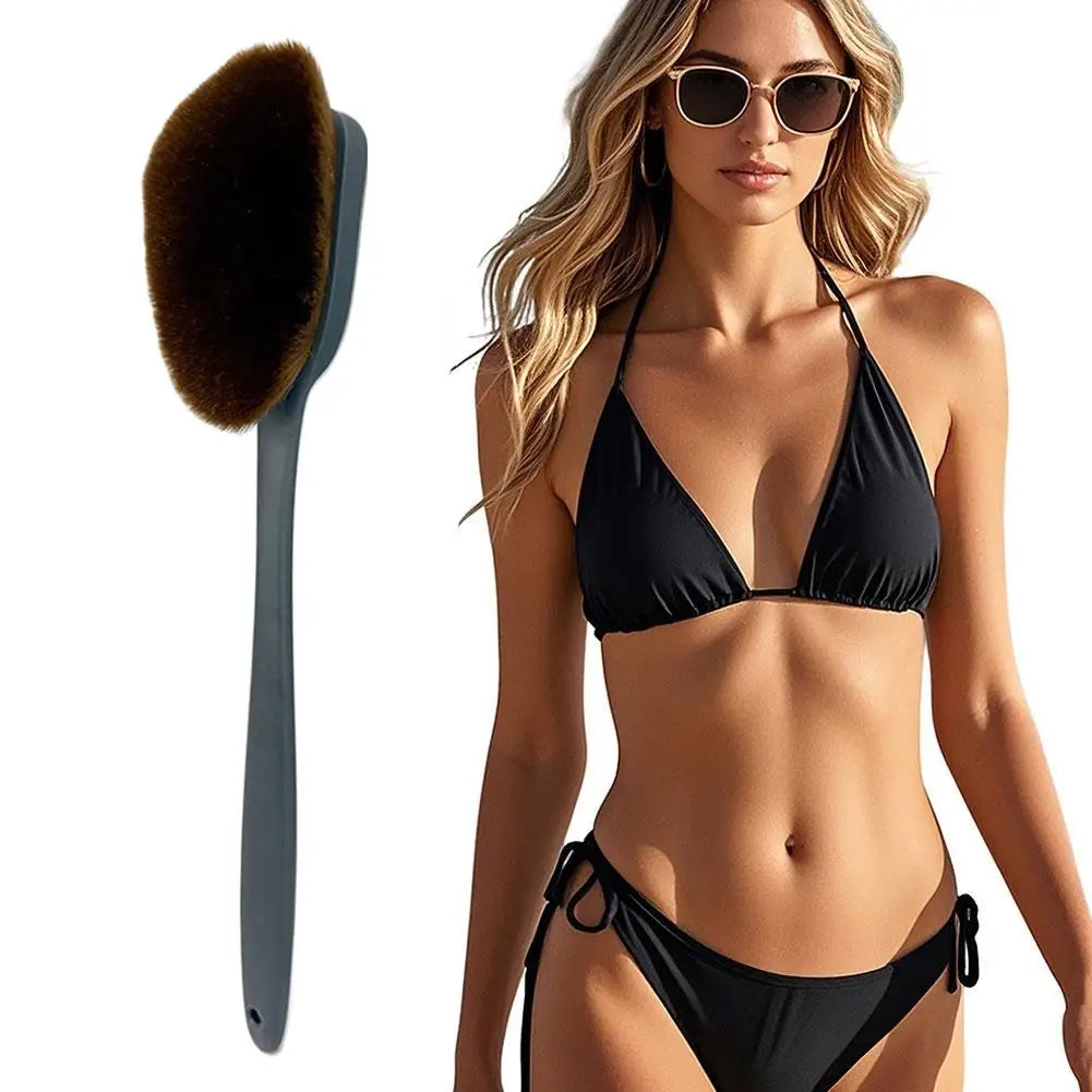 Long Handle Back Lotion Applicator Brush | Self Tanner Tool Lotion Applicator Brush QXL