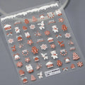 5D Kawaii Dinosaur Nail Art Stickers | Self-Adhesive Decals Nail Art Stickers QXL 1pcs TS-3245