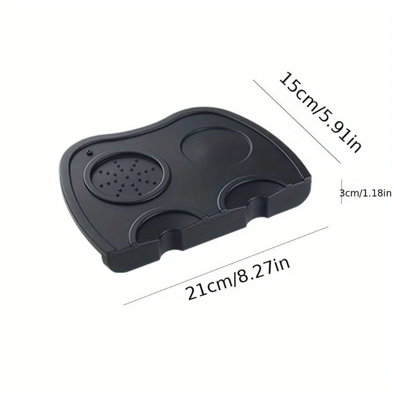 Anti-Slip Silicone Espresso Tamper Mat | Food-Safe Barista Espresso Tamper Mat QXL