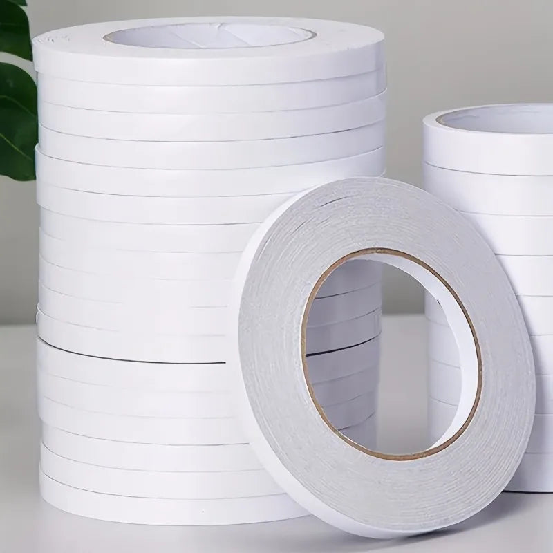 4-Pack Ultra-Thin Double-Sided PE Tape | High-Tack Clear Double-Sided Tape QXL