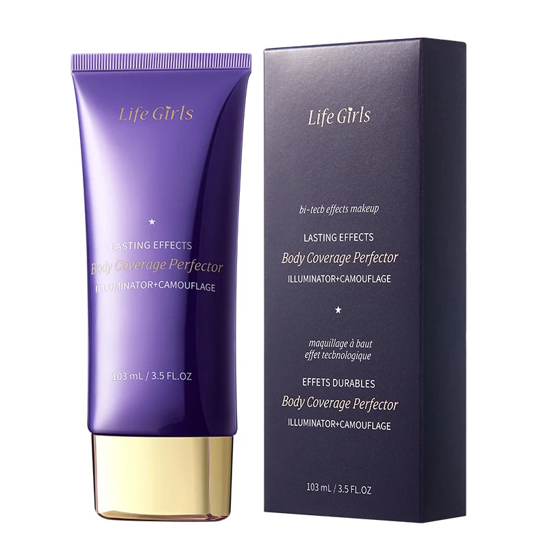Body Foundation Cream – Full Coverage Tattoo & Blemish Concealer Body Foundation Cream QXL