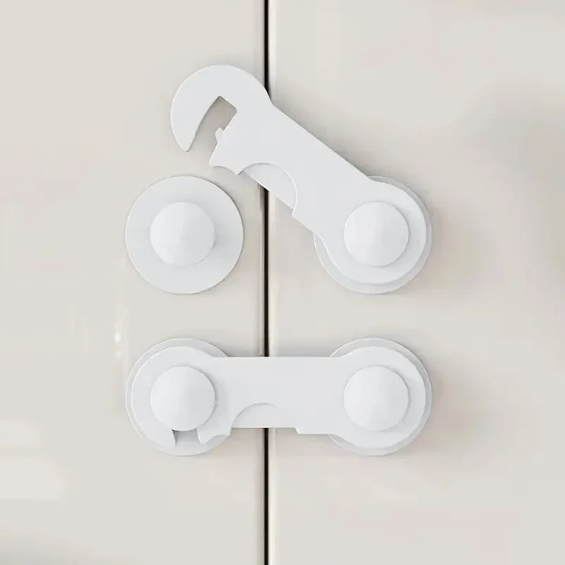 10-Pack Baby Safety Cabinet & Drawer Locks | Anti-Pinch Baby Safety Locks QXL