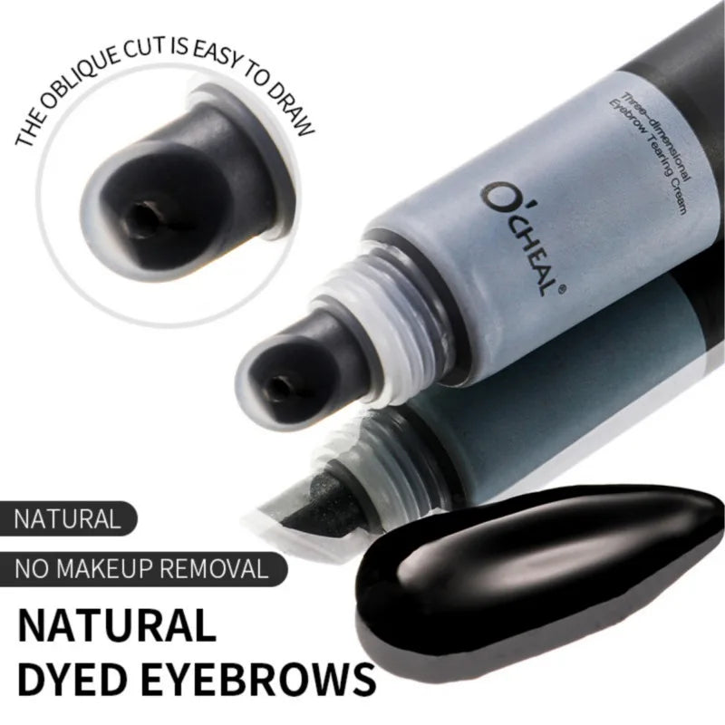 Semi-Permanent Peel-Off Eyebrow Tint Gel | Waterproof & Long-Lasting Eyebrow Tint Gel QXL