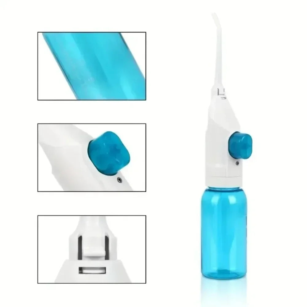Portable Manual Water Flosser | Travel Oral Irrigator Manual Water Flosser QXL