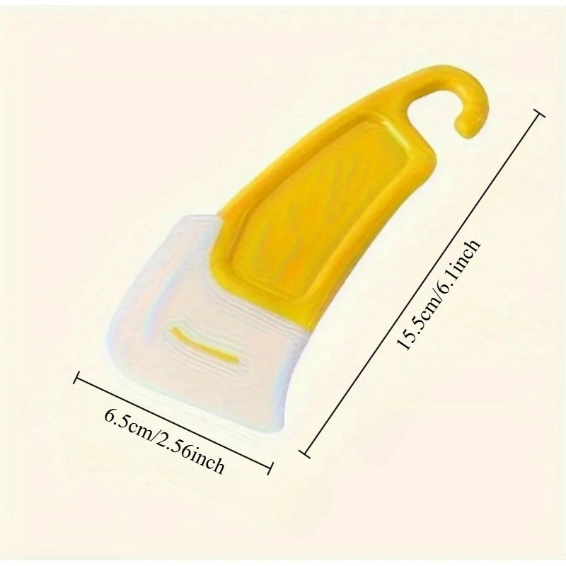 Silicone Pan Scraper | Non-Scratch Kitchen Cleaning Tool Kitchen Scraper QXL