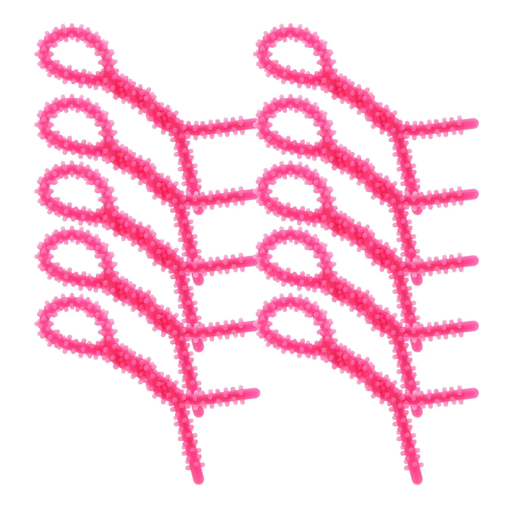 10-Pack Spiral Silicone Hair Perm Rods | Salon & Home Curlers Hair Perm Rods QXL