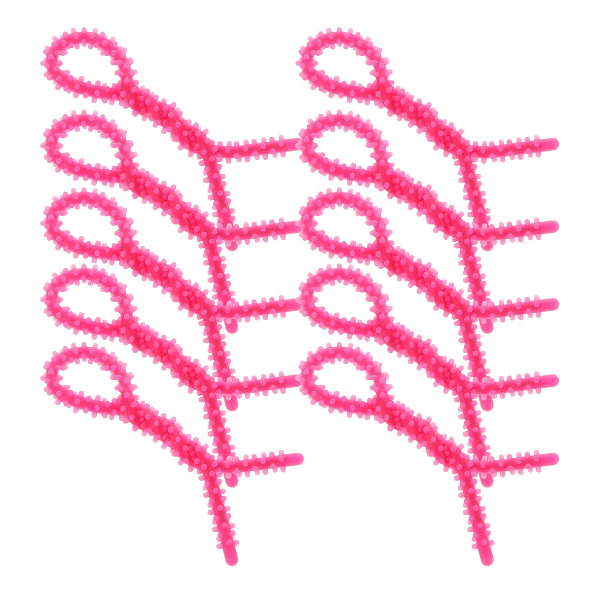 10-Pack Spiral Silicone Hair Perm Rods | Salon & Home Curlers Hair Perm Rods QXL