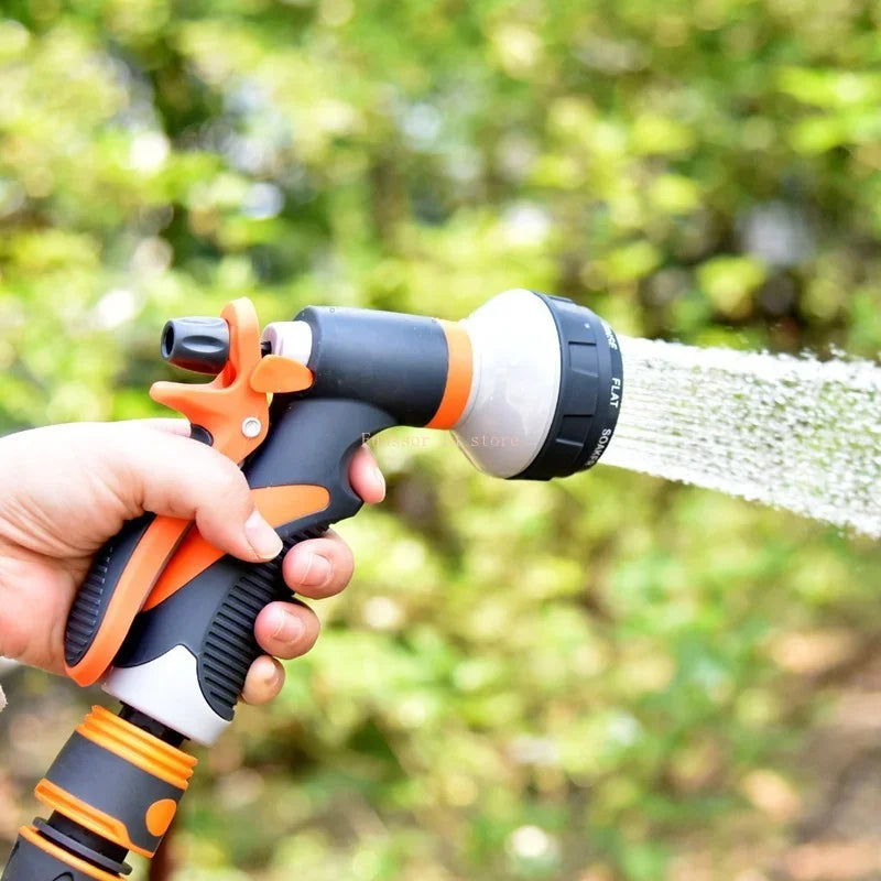 Multiple Interfaces Spray Lawn Watering Multi-Function Car Wash High Pressure Durable Hand-Held Tool Hose Sprinkle Nozzle Garden QXL