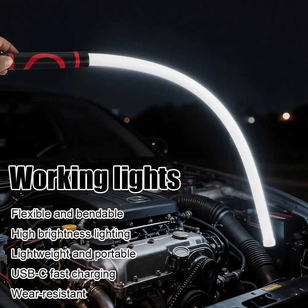 27" Flexible LED Work Light 800 Lumens | USB-C Rechargeable Flexible Work Light QXL