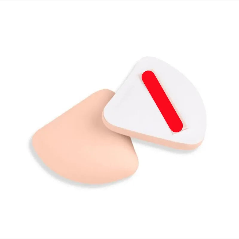 2-Pack Makeup Sponge Cushion Puffs | Dry & Wet Foundation Blender Makeup Sponge Puff QXL 2pcs Skin