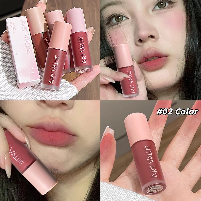 ART VALUE Dual-Use Lip & Cheek Blush Stick | Tint & Contour Cream Blush Stick QXL