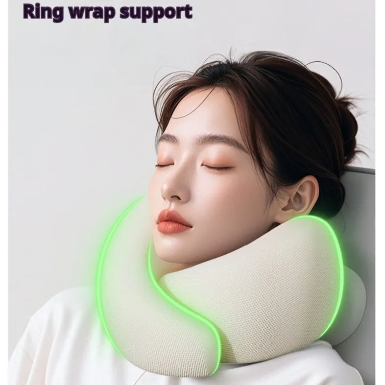 Memory Foam Neck Support Pillow | Soft Head Cushion Memory Foam Pillow QXL