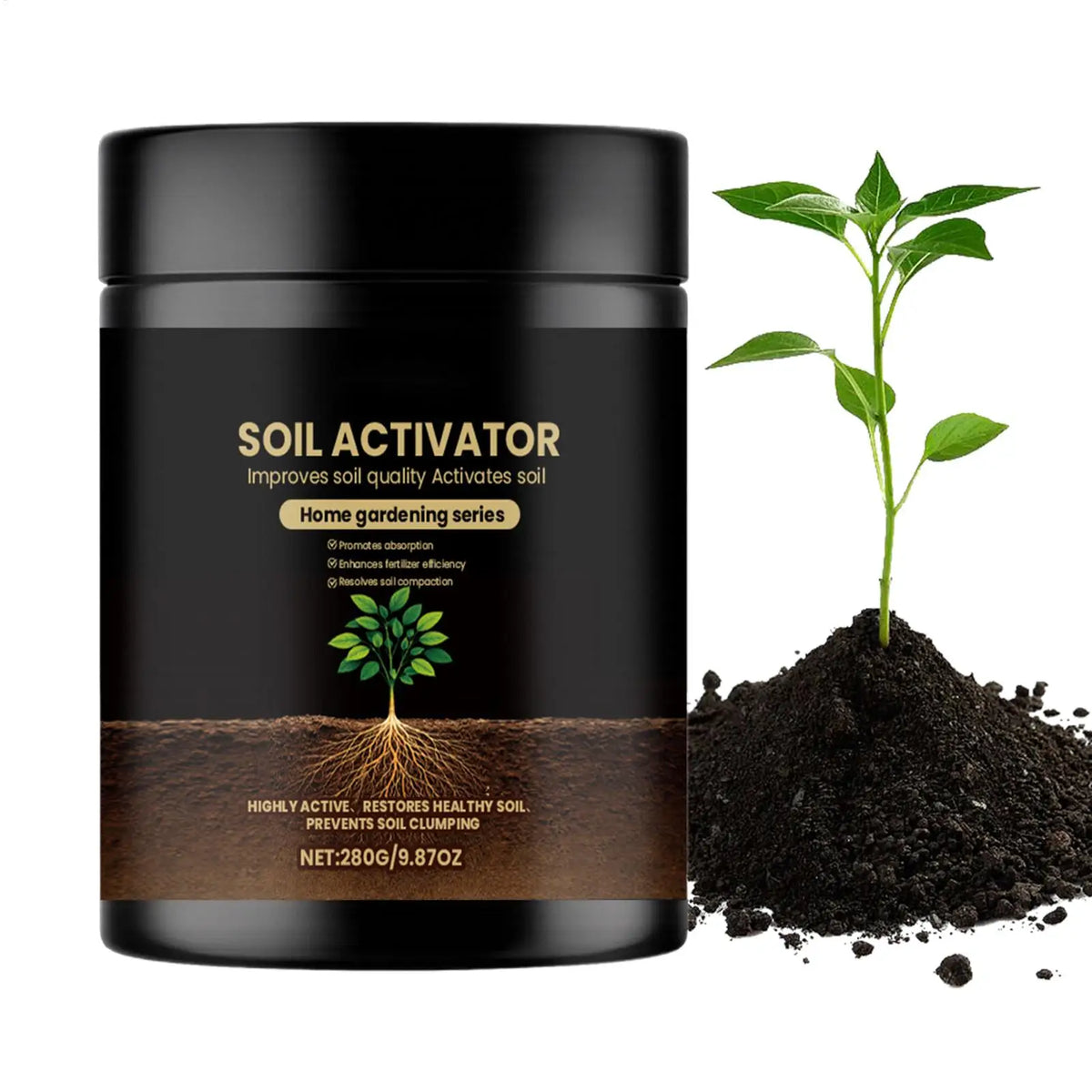 Humic Acid Soil Activator | Boost Nutrients & Fix Compaction Soil Activator QXL 280g