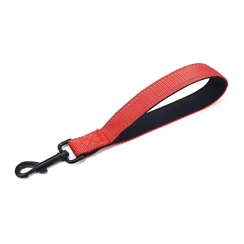 25cm Reflective Short Dog Leash | Padded Handle, Medium & Large Dogs Short Dog Leash QXL